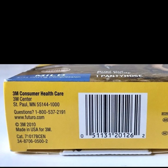 FUTURO energizing ultra sheer pantyhose Mild compression 8-15mm/hg medium nude - Picture 6 of 7